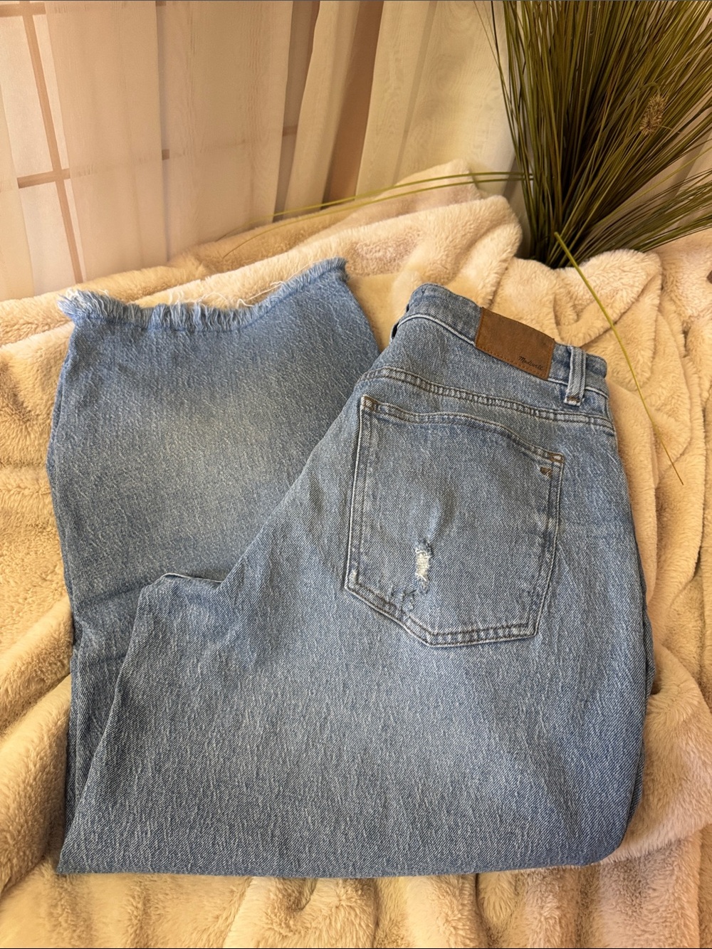 Madewell Curvy Perfect Vintage Wide-Leg Crop Jeans